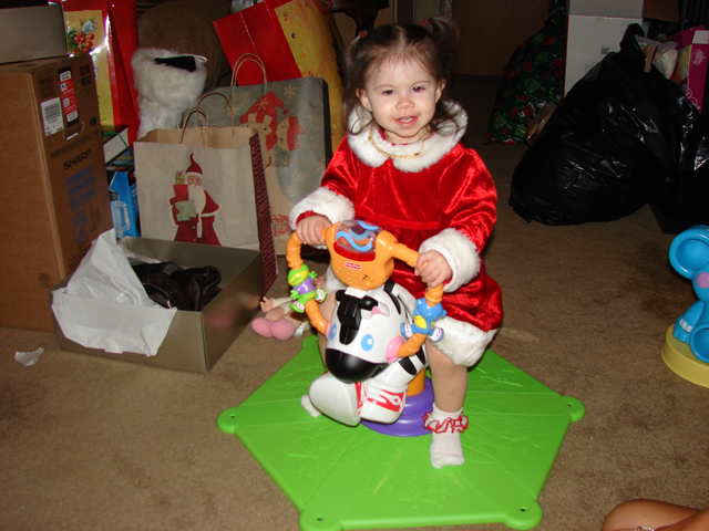 Enjoying my Christmas Presents! Valerie