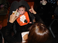 trick or treat! trick or treat!