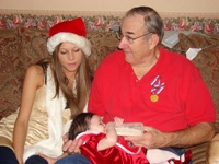 Mom, Great Grandpa and Me!!